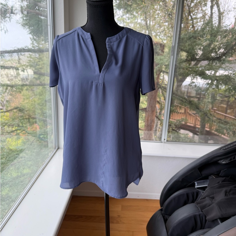 Pleione Women's Top in Soft Blue, XS